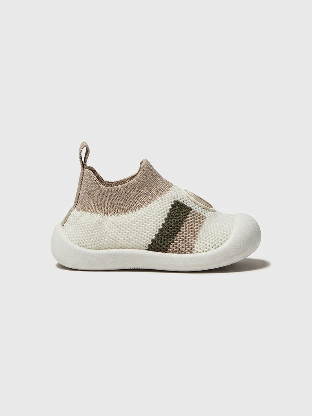 KiddoComfy Qibabei Mesh-Mallows Sock Shoes Beige - Q22